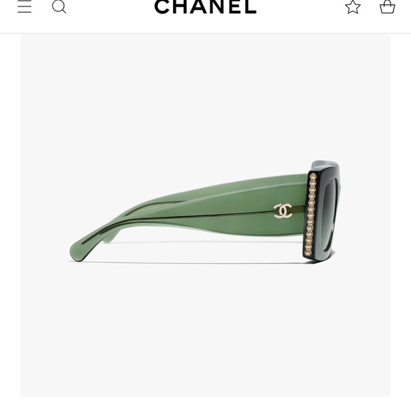 Brand new green Chanel sunglasses. - Picture 10 of 10
